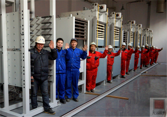 壓合機完工留影 壓合機完工留影